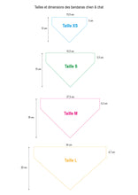 Charger l'image dans la galerie, Kit bandana Taya + essuie-pattes pour chien et chat