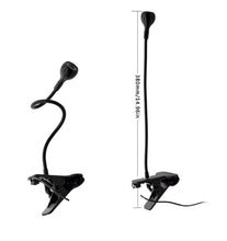 Charger l'image dans la galerie, Lumière ronde LED USB avec clip noir ou argent