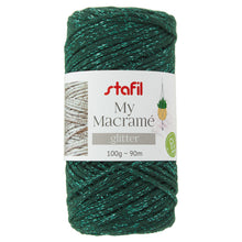 Charger l'image dans la galerie, Fil macramé brillant STAFIL 2 mm 100 g 10 couleurs.