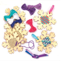 Charger l'image dans la galerie, Kit travaux d'aiguille pour décoration flocon de neige