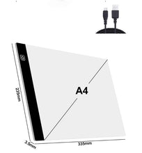 Charger l'image dans la galerie, Tablette à lumière LED portable recharge USB.