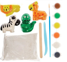 Charger l'image dans la galerie, kit moulage, plâtre et peinture thème la jungle