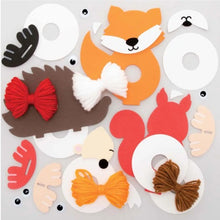 Charger l'image dans la galerie, Kits de pompons animaux des bois