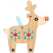 Charger l'image dans la galerie, Kit travaux d'aiguille pour décoration de fête renne