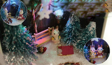 Charger l'image dans la galerie, Boîte lumineuse théâtre lapins 3 modèles.