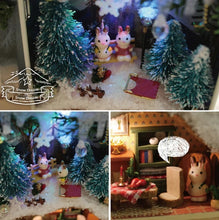 Charger l'image dans la galerie, Boîte lumineuse théâtre lapins 3 modèles.