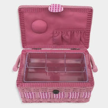 Charger l'image dans la galerie, Boite à couture rose cactus 23 x 12 x 15 cm