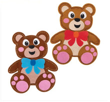 Charger l'image dans la galerie, Kit couture feutrine coussins oursons