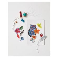 Charger l'image dans la galerie, Broderie botanique textile