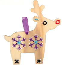 Charger l'image dans la galerie, Kit travaux d'aiguille pour décoration de fête renne