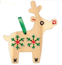 Charger l'image dans la galerie, Kit travaux d'aiguille pour décoration de fête renne