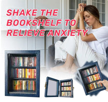 Charger l'image dans la galerie, Bibliothèque miniature avec livres.