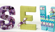 Charger l'image dans la galerie, Lettres décoratives E et H majuscule 12.5 cm X 20.5 cm