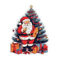Charger l'image dans la galerie, Puzzle père Noël et sapin