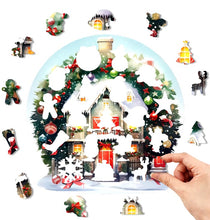 Charger l'image dans la galerie, Puzzle boule de Noël et sa maison