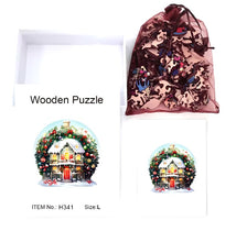 Charger l'image dans la galerie, Puzzle boule de Noël et sa maison