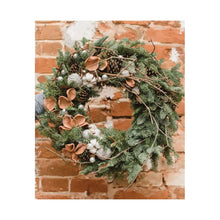 Charger l'image dans la galerie, Couronnes et déco de Noël nature