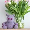 Charger l'image dans la galerie, Kit amigurumi Hooked Hugo l'hippopotame orchid