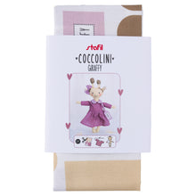 Charger l'image dans la galerie, Coupon Tissu imprimé pour doudou 2 modèles 56 cm x 75 cm