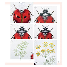 Charger l'image dans la galerie, Insectes et plantes en peinture à l'aiguille