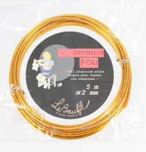 Charger l'image dans la galerie, Fil aluminium de diamètre 2 mm, en bobine de 5 m 5 couleurs
