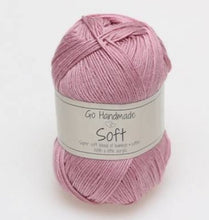 Charger l'image dans la galerie, Fil à tricoter GOHANDMADE SOFT 50 g 9 couleurs.