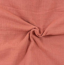 Charger l'image dans la galerie, Double gaze de coton unie BIO GOTS 135 cm 10 couleurs.