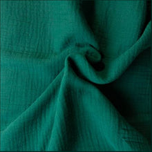 Charger l'image dans la galerie, Double gaze de coton unie BIO GOTS 135 cm 10 couleurs.