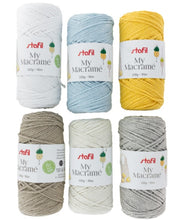 Charger l'image dans la galerie, Fil MY MACRAME 2 mm 100 g 15 couleurs.