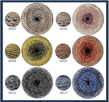 Charger l'image dans la galerie, Fil DMC Nova Vita multicolor 4 mm 250 g 6 couleurs.
