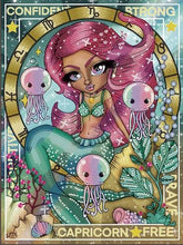 Charger l'image dans la galerie, Kit broderie diamant Capricorne.