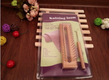 Charger l'image dans la galerie, Tricotin rectangulaire en bois pour artisanat