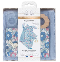Charger l'image dans la galerie, Kit doudou lapinou Liberty + hérisson