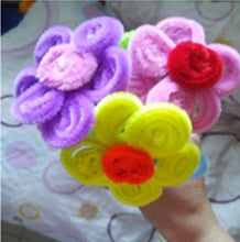 Charger l'image dans la galerie, 50 Fils chenille 30 cm mat ou brillant ou phosphorescent