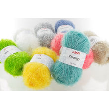 Charger l'image dans la galerie, Lot de 8 pelotes de fil polyester SPONGY pour éponge 50g 16 couleurs clair ou foncé