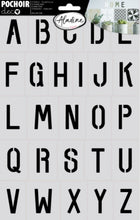 Charger l'image dans la galerie, Pochoir Aladine alphabet 20 cm x 30 cm