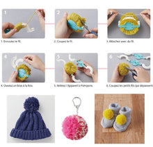 Charger l'image dans la galerie, Set à fabriquer de très petits pompons 20-25 mm
