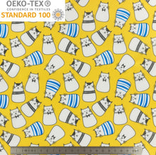 Charger l'image dans la galerie, Tissu pul imperméable chat 155 cm