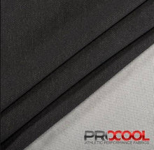 Charger l'image dans la galerie, Jersey sport léger en coton Supima Procool  noir 145 cm