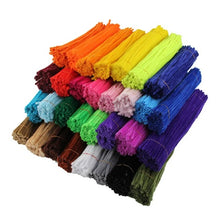 Charger l'image dans la galerie, 50 Fils chenille 30 cm mat ou brillant ou phosphorescent