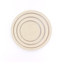 Charger l'image dans la galerie, Set de 3 anneaux bois + 1 plateau