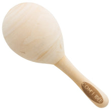 Charger l'image dans la galerie, Maracas en bois de lotus 13 cm X 5 cm