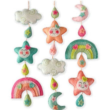 Charger l'image dans la galerie, Kit feutrine mobile ciel enchanté