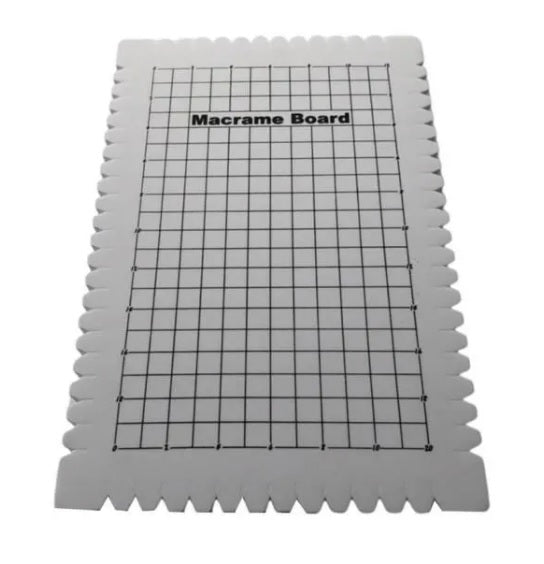Planche de macramé en mousse 300 × 400 mm avec tapis de grilles pour plaque  de cordon de crochet en macramé bricolage 