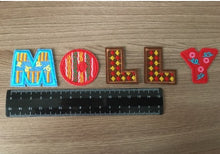 Charger l'image dans la galerie, Ecusson patch Alphabet fantaisie