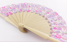 Charger l'image dans la galerie, Kit d'éventail petite taille en Liberty rose
