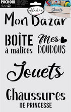 Charger l'image dans la galerie, Pochoir Aladine chambre enfant 20 cm x 30 cm