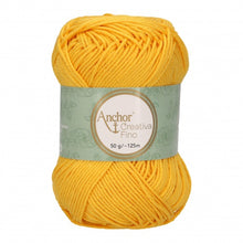 Charger l'image dans la galerie, Lot 10 pelotes fil 100 % coton mercerisé Anchor Style Creativa Fino 50 g 73 couleurs