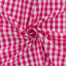 Charger l'image dans la galerie, Tissu Vichy popeline motif 10 mm 150 cm 9 modèles