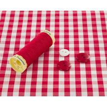 Charger l'image dans la galerie, Tissu Vichy popeline motif 10 mm 150 cm 9 modèles